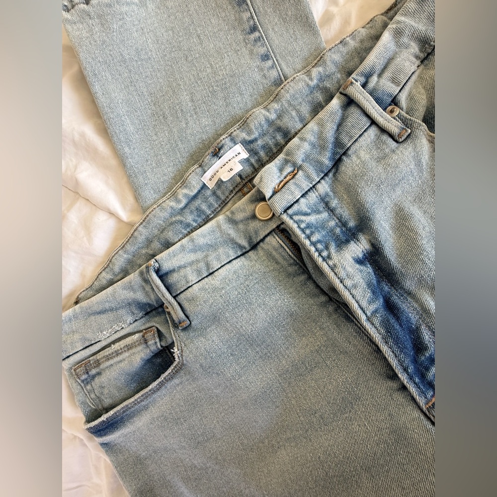 Good American Light Blue Denim Pants